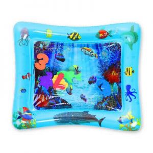 Tummy Time Mat Inflatable Wet Infants Baby Water Play Mat Baby Toys 24 X 20 Inch