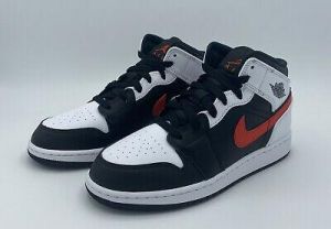 shopping time נעליים  NEW Nike Jordan 1 Mid GS ‘Chile Red’ SIZE 4.5Y  554725 075 *DEADSTOCK IN HAND*