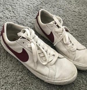 Nike Zoom Air White Red Shoes Sport Sneakers Skate Blazer Low Size 11 Mens