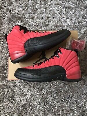 Nike Air Jordan Retro 12 'Reverse Flu Game' Red Black CT8013-602 Men's Size 10