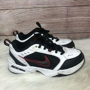 Nike Air Monarch IV Sneakers Black/Red/White Men&#039;s Size 9  416355-101