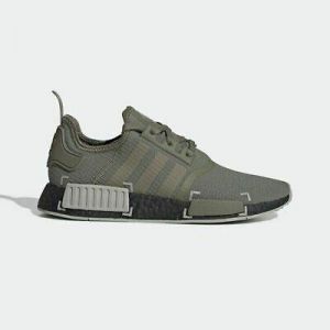 Adidas NMD R1 Green Black Running Training Shoes Sneakers FV3909