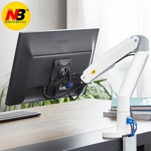 shopping time רהיטים למשרד NB F100A Gas Spring 22-35&quot; Monitor Laptop stand ARM 360 Rotate Tilt Swivel with 2xUSB3.0