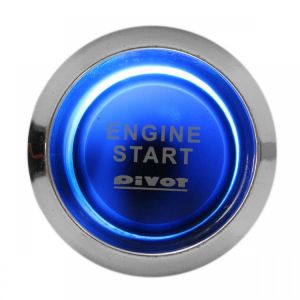 shopping time אביזרים לאופנועים Car Auto Engine Start Push Button Switch Ignition Starter Universal Kit Blue LED