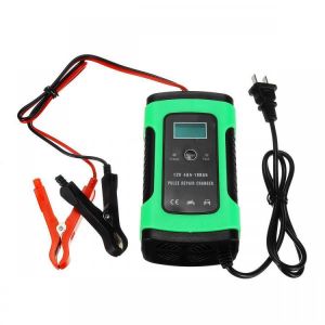 Enusic&trade; 12V 6A Pulse Repair LCD Battery Charger For Car Motorcycle Lead Acid Battery Agm Gel Wet