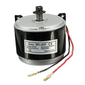 shopping time אביזרים לאופנועים DC 24V Electric Motor Brushed 250W 2750RPM 2-Wired Chain For E-Bike Scooter