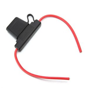 shopping time מוצרים לרכב HS-812 Large Blade Inline Car Fuse Holder Waterproof 10 AWG Gause with 30AMP Fuse