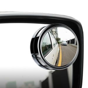 shopping time מוצרים לרכב Car Vehicle Blind Spot Mirror Rear View Mirrors HD Convex Glass 360 Degree View Adjustable Mirror
