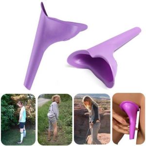 IPRee&reg; Portable Outdoor Female Urinal Toilet Soft Silicone Travel Stand Up Pee Device Funnel