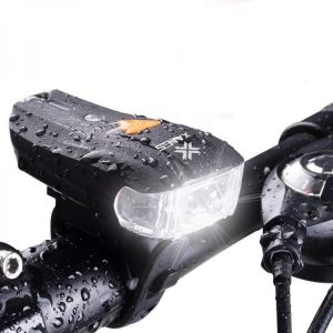 shopping time ספורט וטיולים XANES SFL-01 600LM XPG + 2 LED Bicycle German Standard Smart Sensor Warning Light Waterproof Bike Front Light Headlightt Flashligh