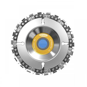 shopping time כלים לעבודה Drillpro 4 Inch Grinder Chain Disc 22 Tooth Wood Carving Disc For 100/115 Angle Grinder