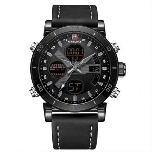 shopping time תכשיטים ושעונים NAVIFORCE 9132 Waterproof Dual Display Watch Student Sport Quartz Watches