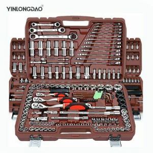 shopping time כלים לעבודה Set Metric Mm Socket Set  Car Repair Tool Ratchet Set Torque Wrench Combination