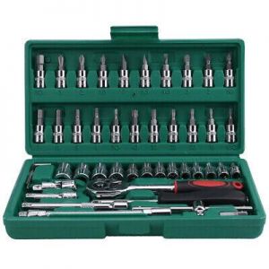 shopping time כלים לעבודה Mechanics Hand Tool Set Metric Wrench Screwdriver Combination Repair Tool Kit