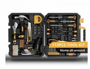 shopping time כלים לעבודה Hand tool set 110pcs with electric drill
