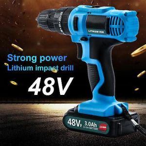 shopping time כלים לעבודה 21-Volt Speed Variable Electric Cordless Drill Screwdriver w/ Charger & Battery