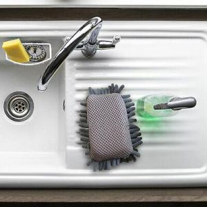 Home 2Pcs Microfiber Shag Cleaning Tool Sponge Whiteboard Eraser Washing Tools