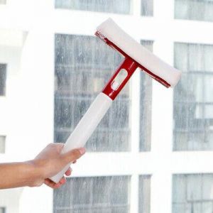 shopping time כלי ניקיון Double-sided Cleaning Brush Plastic Glass Window Cleaner with Sprayer Home Tools