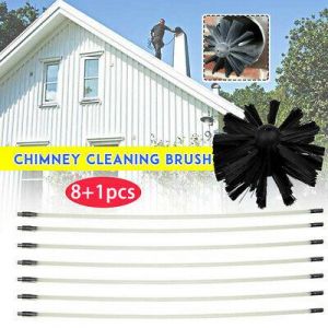 shopping time כלי ניקיון Home Brush kit Cleaning Tools Chimney Fireplace Stoves Cleaner Sweep Pipes